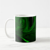 textuur groene malachite koffiemok (Links)