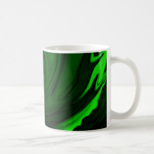 textuur groene malachite koffiemok