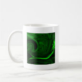 textuur groene malachite koffiemok (Links)