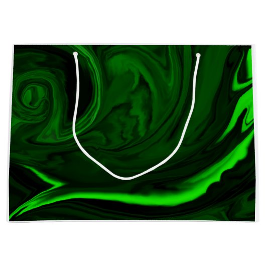 textuur groene malachite large cadeautasje (Voorkant)