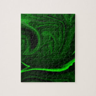 textuur groene malachite legpuzzel