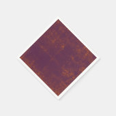 Textuur Grunge Paarse Sinaasappel rustieke Vintage Servet (Hoek)