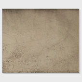 Textuur Grunge Rustic Old Sepia Scratches Cadeaupapier (Vlak)