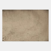 Textuur Grunge Rustic Old Sepia Scratches Inpakpapier Vel (Voorkant 3)