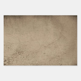 Textuur Grunge Rustic Old Sepia Scratches Inpakpapier Vel