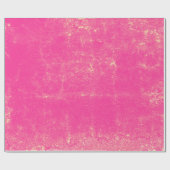 Textuur Hot Pink Chic  ontkoppelingspatroon Cadeaupapier (Vlak)
