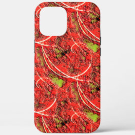 Textuur in een of ander levend koraal met groene t Case-Mate iPhone case
