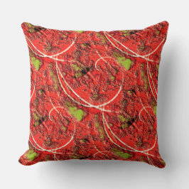 Textuur in een of ander levend koraal met groene t kussen