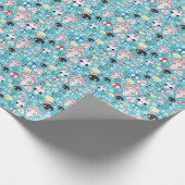 Textuur lachschedel cadeaupapier (Hoek)