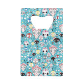 Textuur lachschedel creditkaart flessenopener (Achterkant)