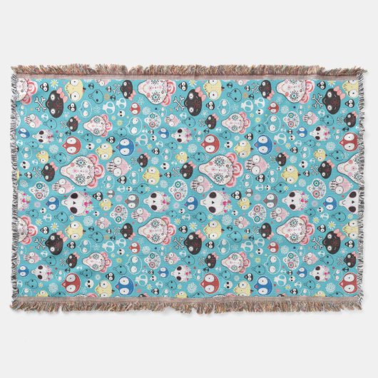 Textuur lachschedel deken (Voorkant)