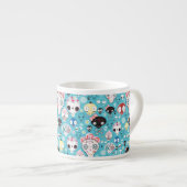 Textuur lachschedel espresso kop (Voorkant rechts)