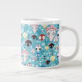 Textuur lachschedel grote koffiekop (Rechts)