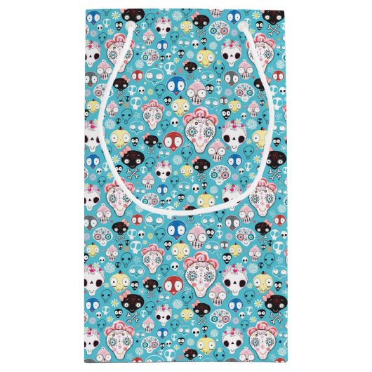 Textuur lachschedel klein cadeauzakje (Achterkant)