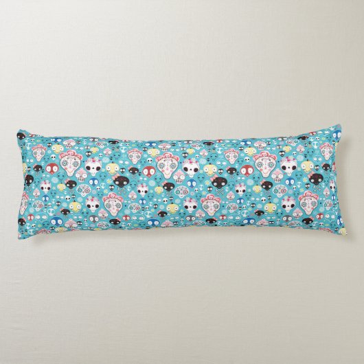 Textuur lachschedel lichaamskussen (Achterkant)