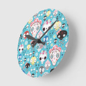 Textuur lachschedel ronde klok (Hoek)