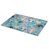 Textuur lachschedel snijplank (Hoek)