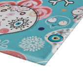 Textuur lachschedel snijplank (Hoek)