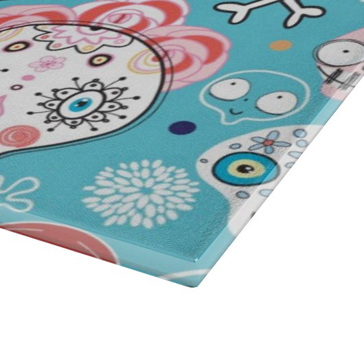 Textuur lachschedel snijplank (Hoek)