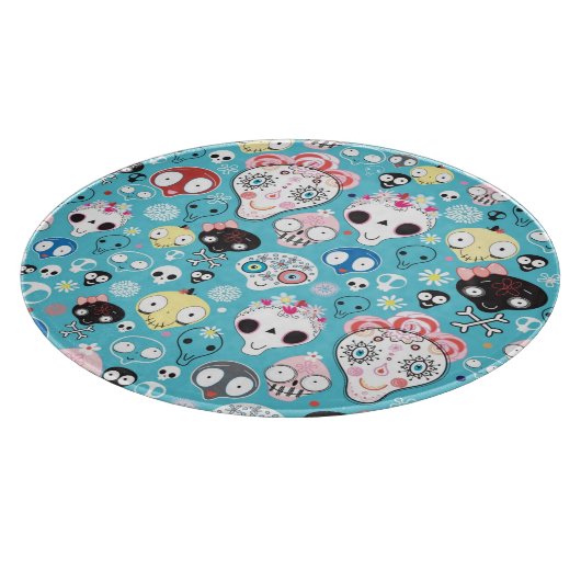 Textuur lachschedel snijplank (Hoek)