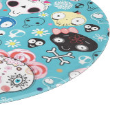 Textuur lachschedel snijplank (Hoek)