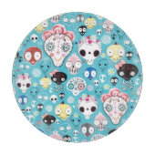 Textuur lachschedel snijplank (Voorkant)