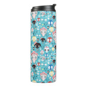 Textuur lachschedel thermosbeker (Gedraaid links)