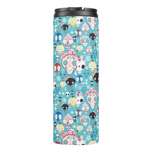 Textuur lachschedel thermosbeker (Achterkant)