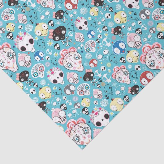 Textuur lachschedel tissuepapier (Detail)