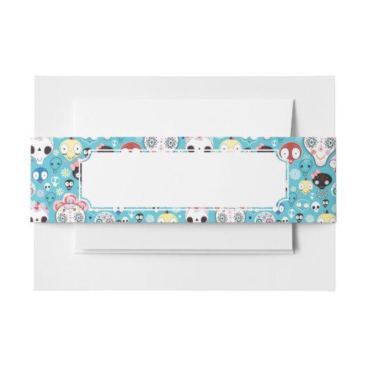 Textuur lachschedel uitnodigingen wikkel (Voorkant Voorbeeld)