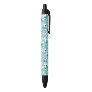 Textuur lachschedel zwarte inkt pen