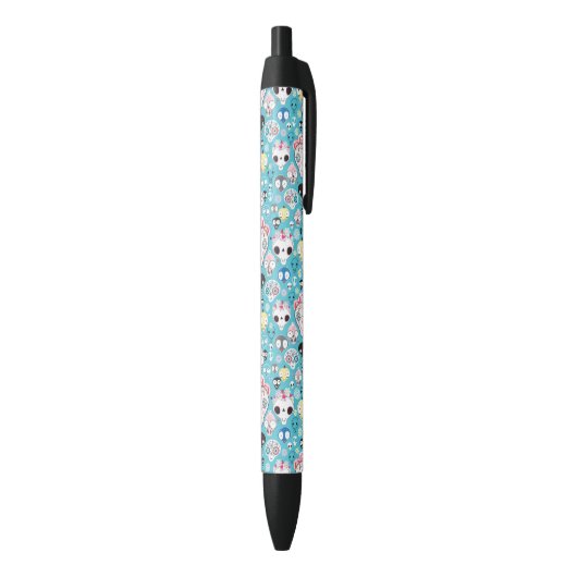 Textuur lachschedel zwarte inkt pen (Achterkant (Verticaal))
