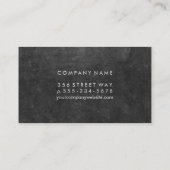 Textuur/leisteen en goud visitekaartje (Achterkant)