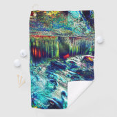 Textuur lijkt op vorm gemaakt uit foto van natuur golfhanddoek (Insitu)