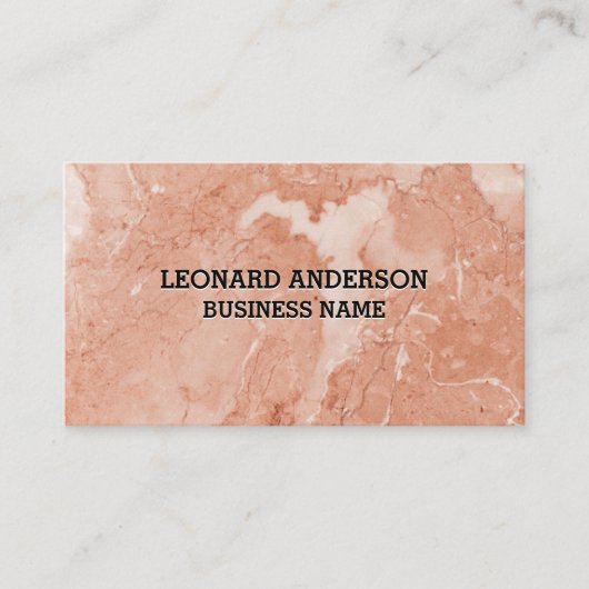 Textuur | Marmer Visitekaartje (Voorkant)
