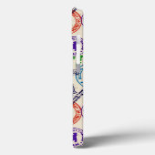 Textuur met echte stempels. Case-Mate iPhone case (Achterkant / Links)