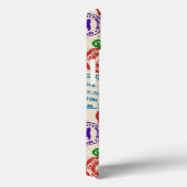 Textuur met echte stempels. Case-Mate iPhone case (Achterkant / Rechts)