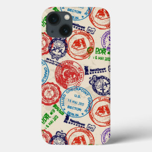 Textuur met echte stempels. Case-Mate iPhone case