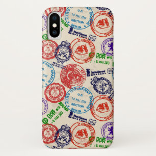 Textuur met echte stempels. Case-Mate iPhone case
