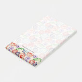 Textuur met echte stempels. post-it® notes (Schuin)