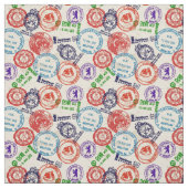 Textuur met echte stempels. stof (Swatch)