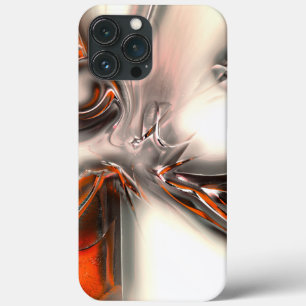 Textuur met intens sinaasappel en pasta of metaal Case-Mate iPhone case