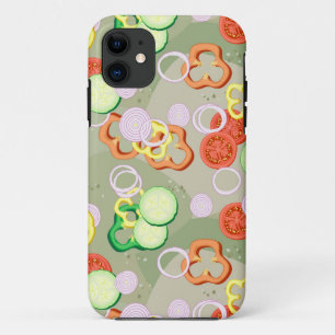 Textuur met plakjes groenten Case-Mate iPhone case