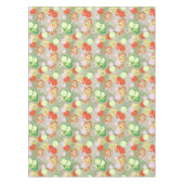 Textuur met plakjes groenten tafelkleed (Voorkant)