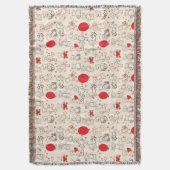 Textuur met Teddy Bears Deken (Voorkant Verticaal)