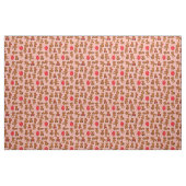 Textuur met Teddy Bears, Hearts Stof (Fat Quarter)