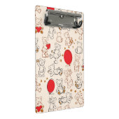 Textuur met Teddy Bears Mini Klembord (Schuin)