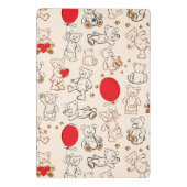 Textuur met Teddy Bears Mini Klembord (Achterkant)