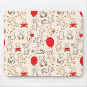 Textuur met Teddy Bears Muismat (Voorkant)