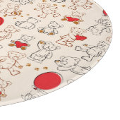 Textuur met Teddy Bears Snijplank (Hoek)